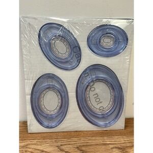 Creative Memories Custom Cutting System 4 Oval Patterns & Sizing Template NEW